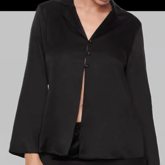 SKIMS Silk Open Neckline Sleep Top